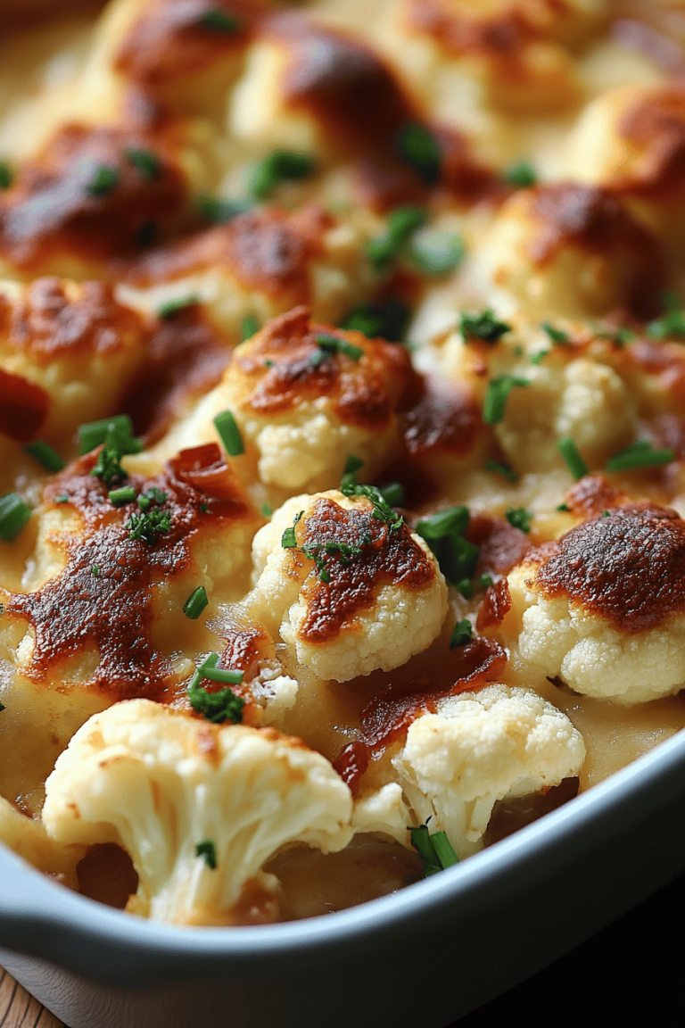Loaded Cauliflower Casserole
