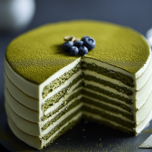 Matcha Crepe Cake Recipe