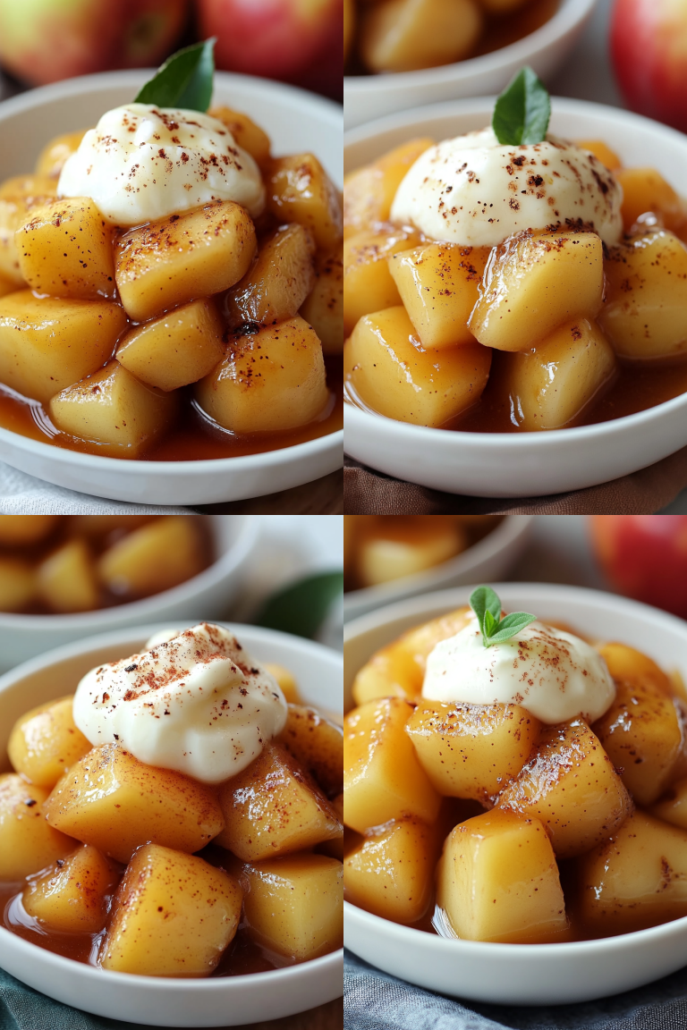 Microwave Baked Apples