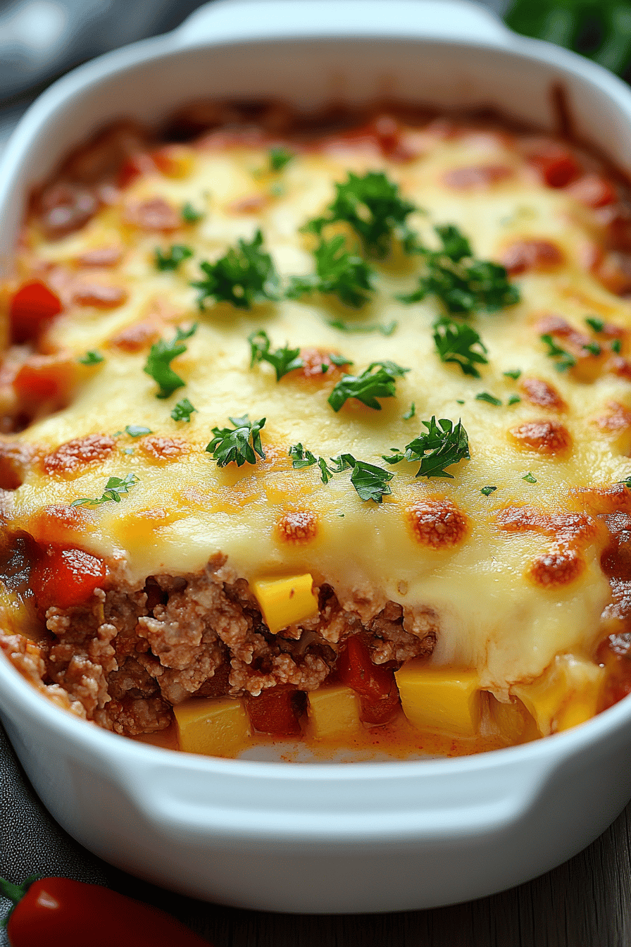 Missouri Casserole Recipe final dish beautifully presented and ready to serve