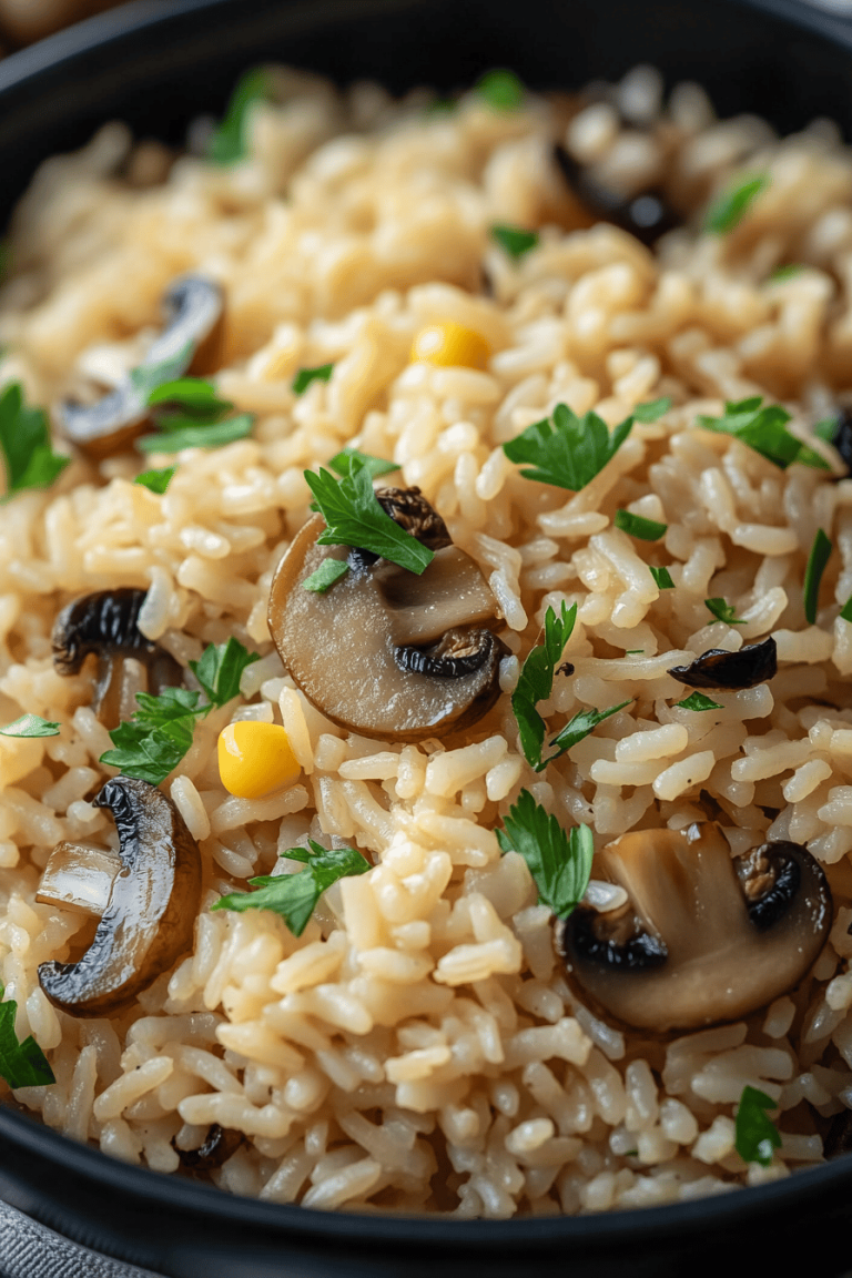 Mushroom Rice Recipe