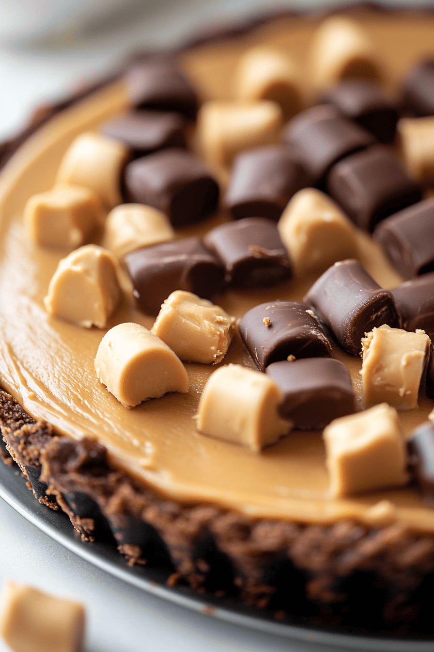 No-Bake Peanut Butter Pie ingredients organized and measured on kitchen counter