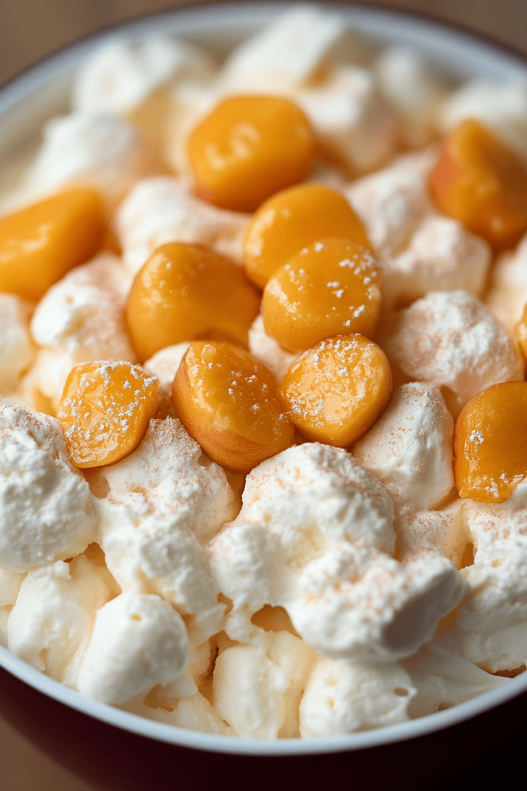 Peach Fluff Salad Recipe