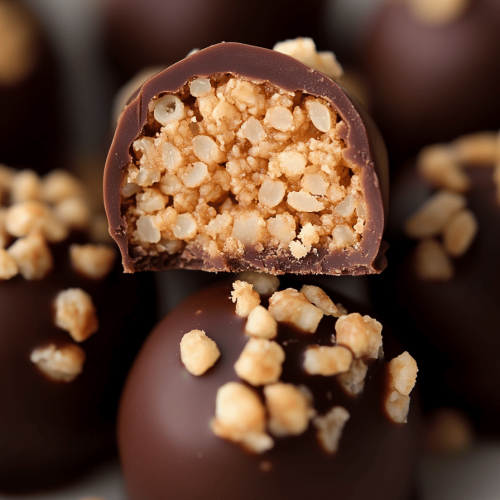 Peanut Butter Balls Rice Krispies