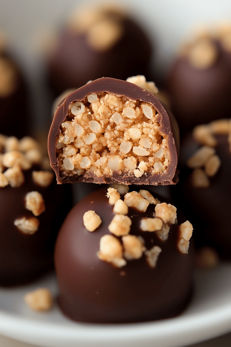Peanut Butter Balls Rice Krispies