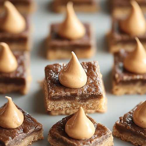 Peanut Butter Blossom Bars