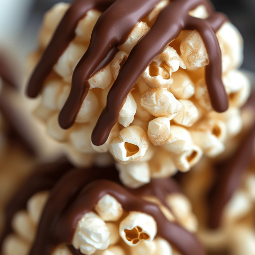 Peanut Butter Popcorn Balls