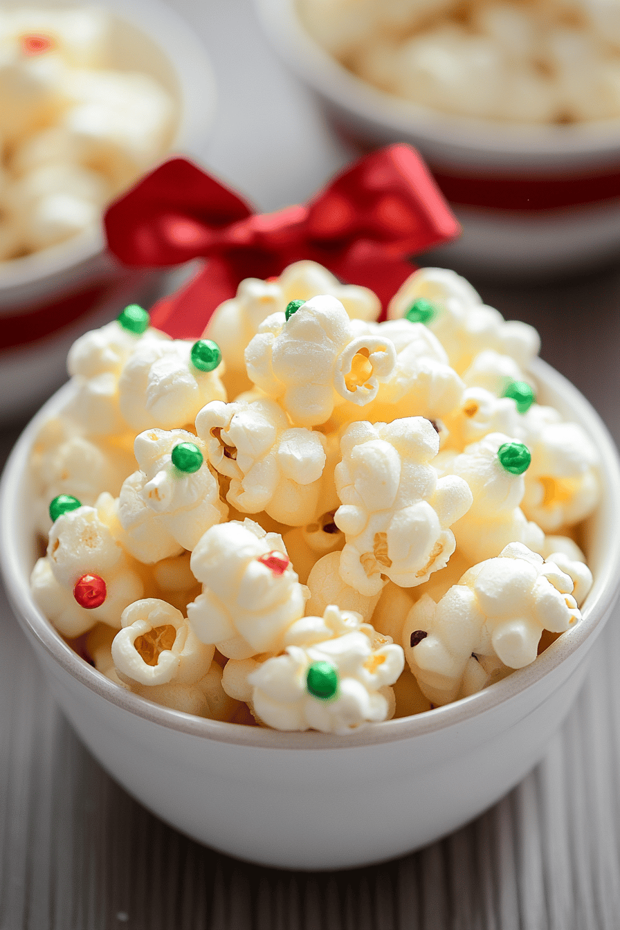 Puffcorn Christmas Munch Recipe final dish beautifully presented and ready to serve