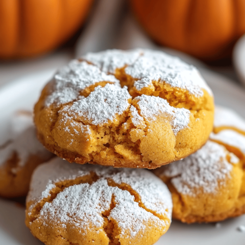 Pumpkin Crinkle Cookies
