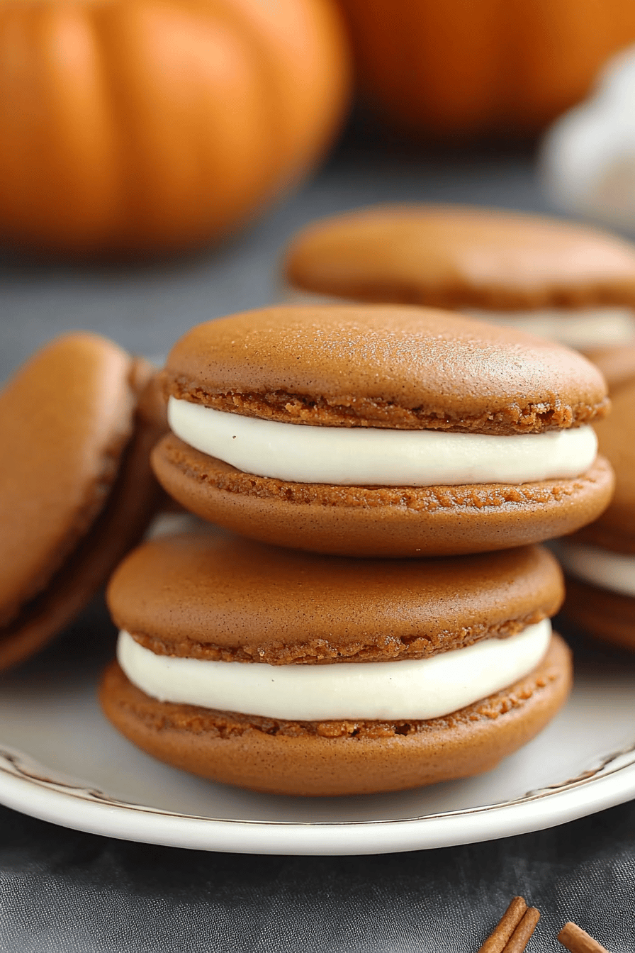 Pumpkin Whoopie Pies final dish beautifully presented and ready to serve