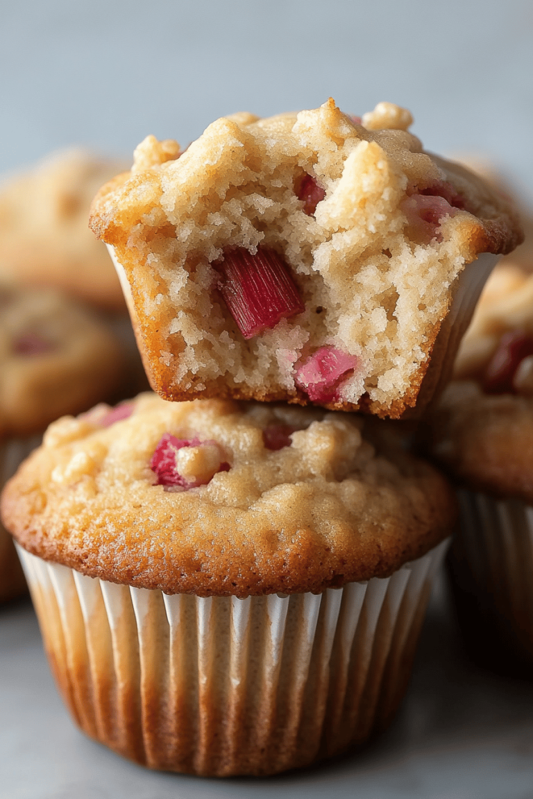 Rhubarb Muffins