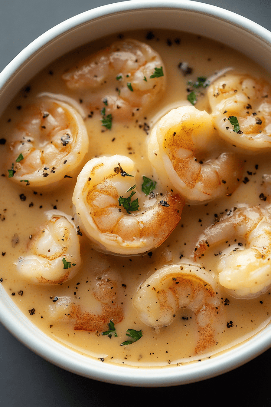Shrimp Newburg Recipe final dish beautifully presented and ready to serve