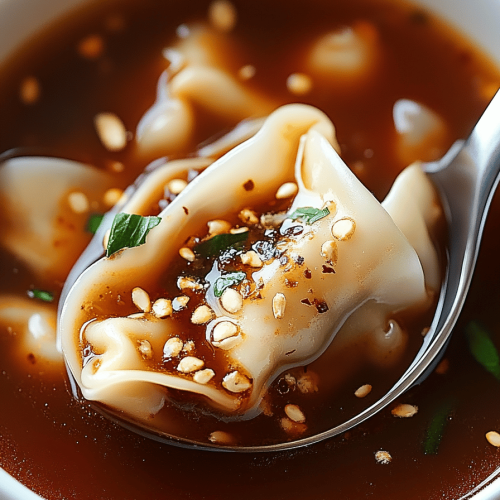 Spicy Wonton Recipe