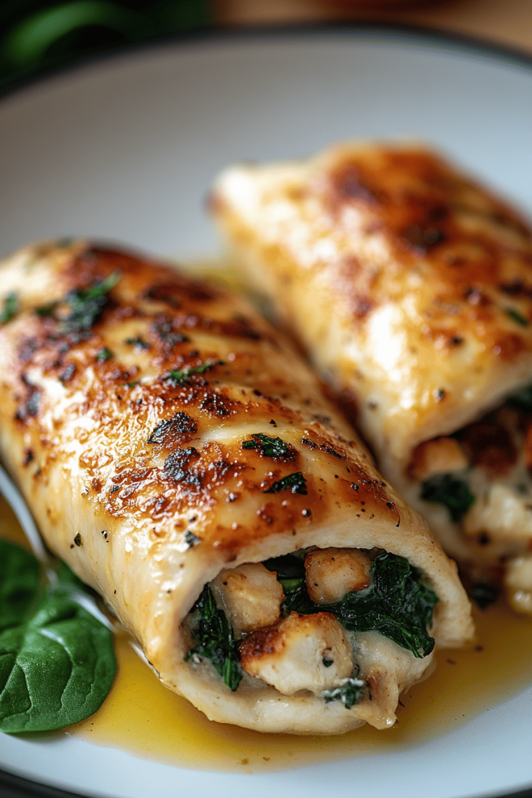 Spinach Stuffed Chicken Breast