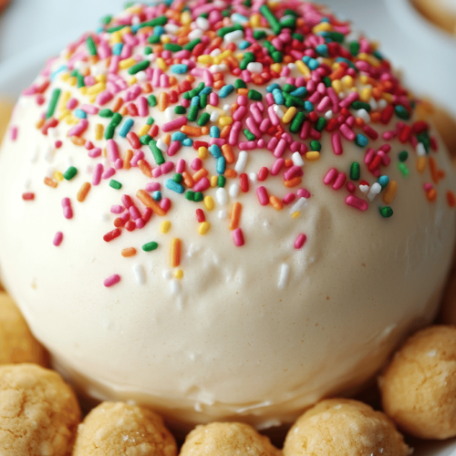 Sugar Cookie Cheesecake Cheeseball