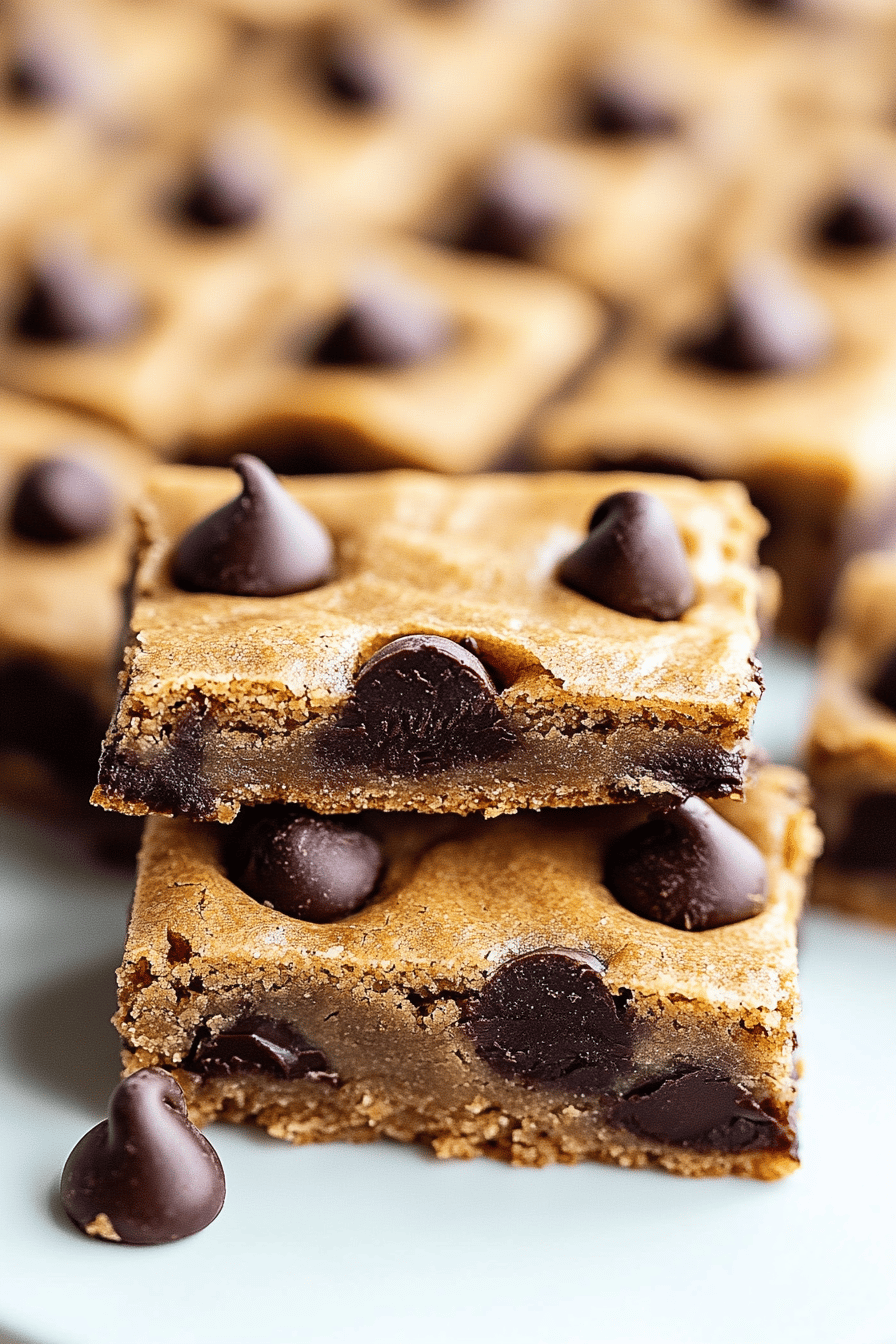 Toll House Chocolate Chip Cookie Bars final dish beautifully presented and ready to serve