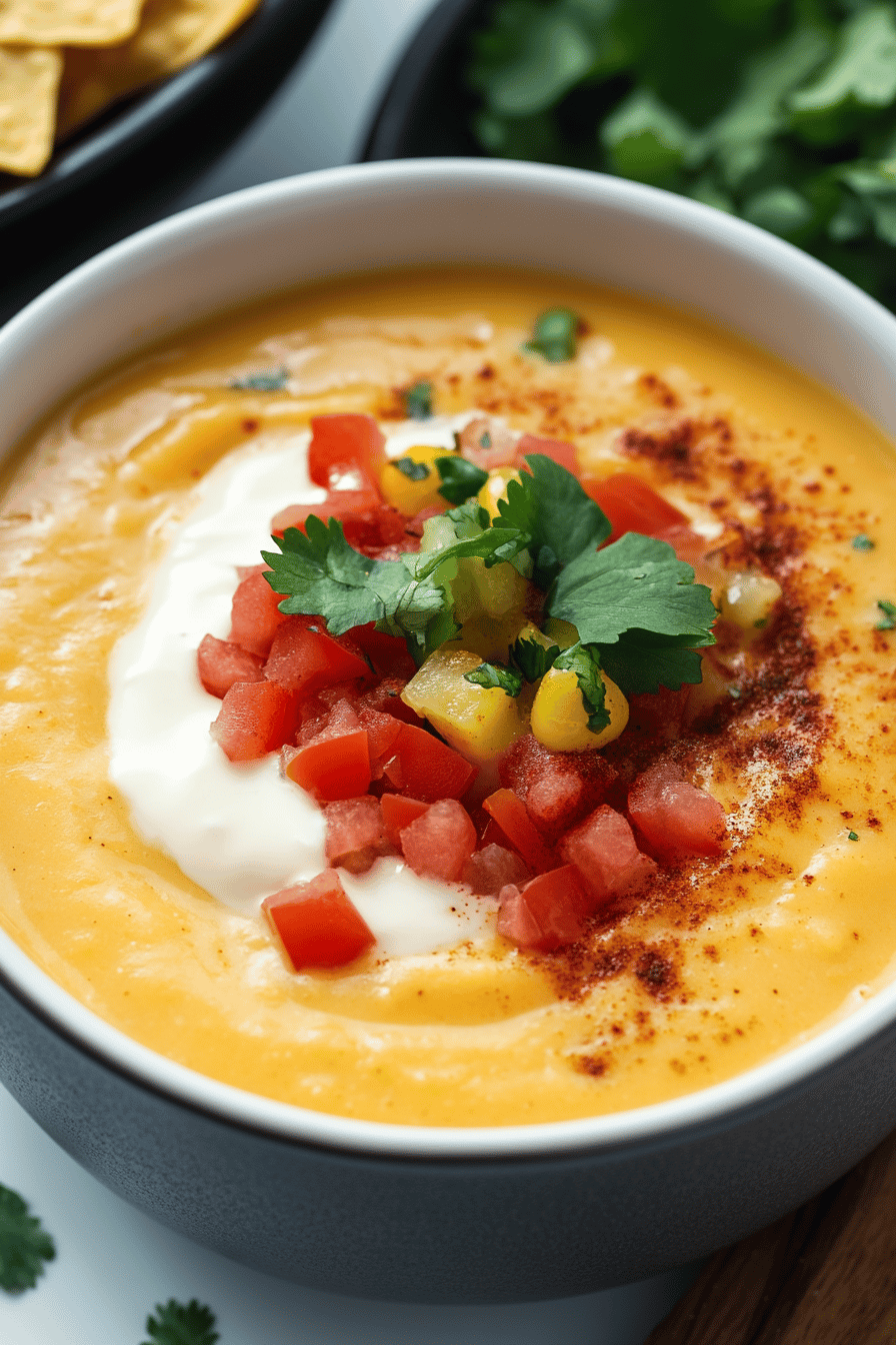 Torchy's Queso Recipe final dish beautifully presented and ready to serve