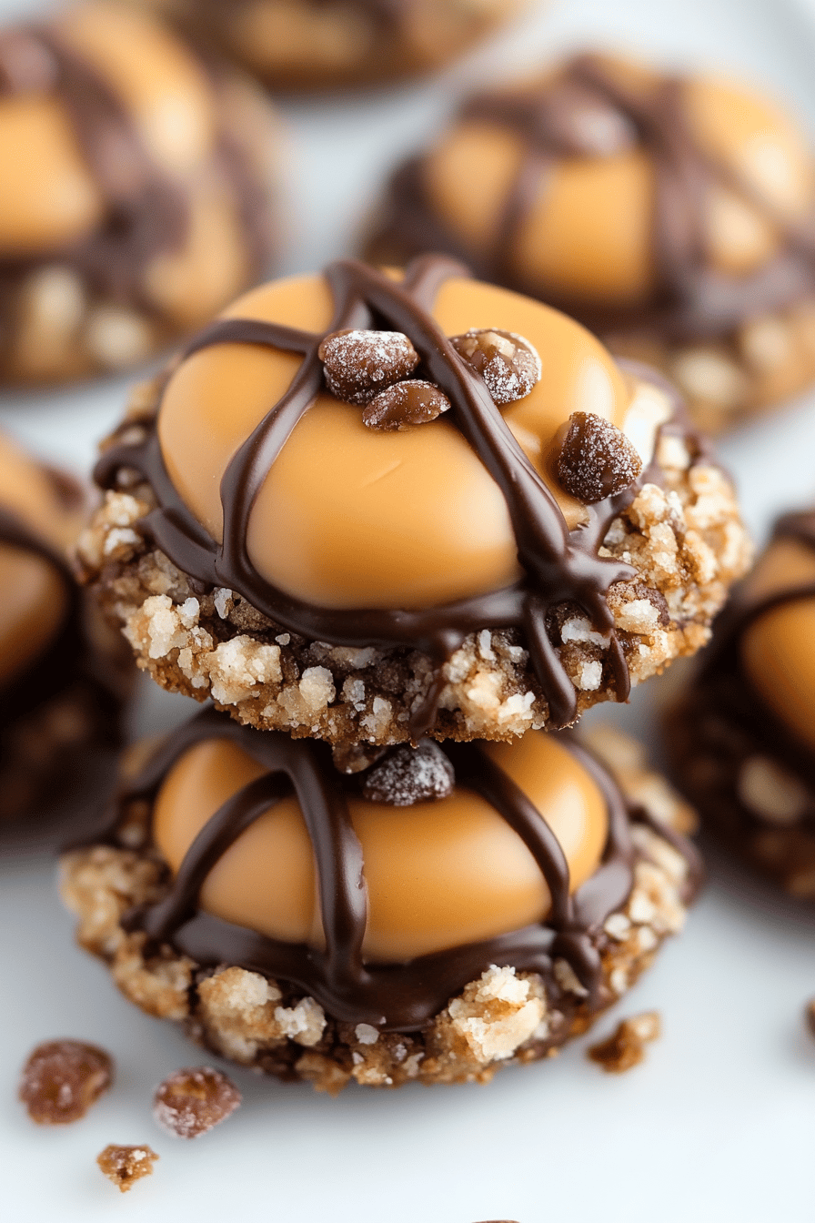 Turtle Cookies Recipe final dish beautifully presented and ready to serve