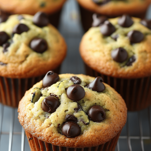 Zucchini Chocolate Chip Muffins