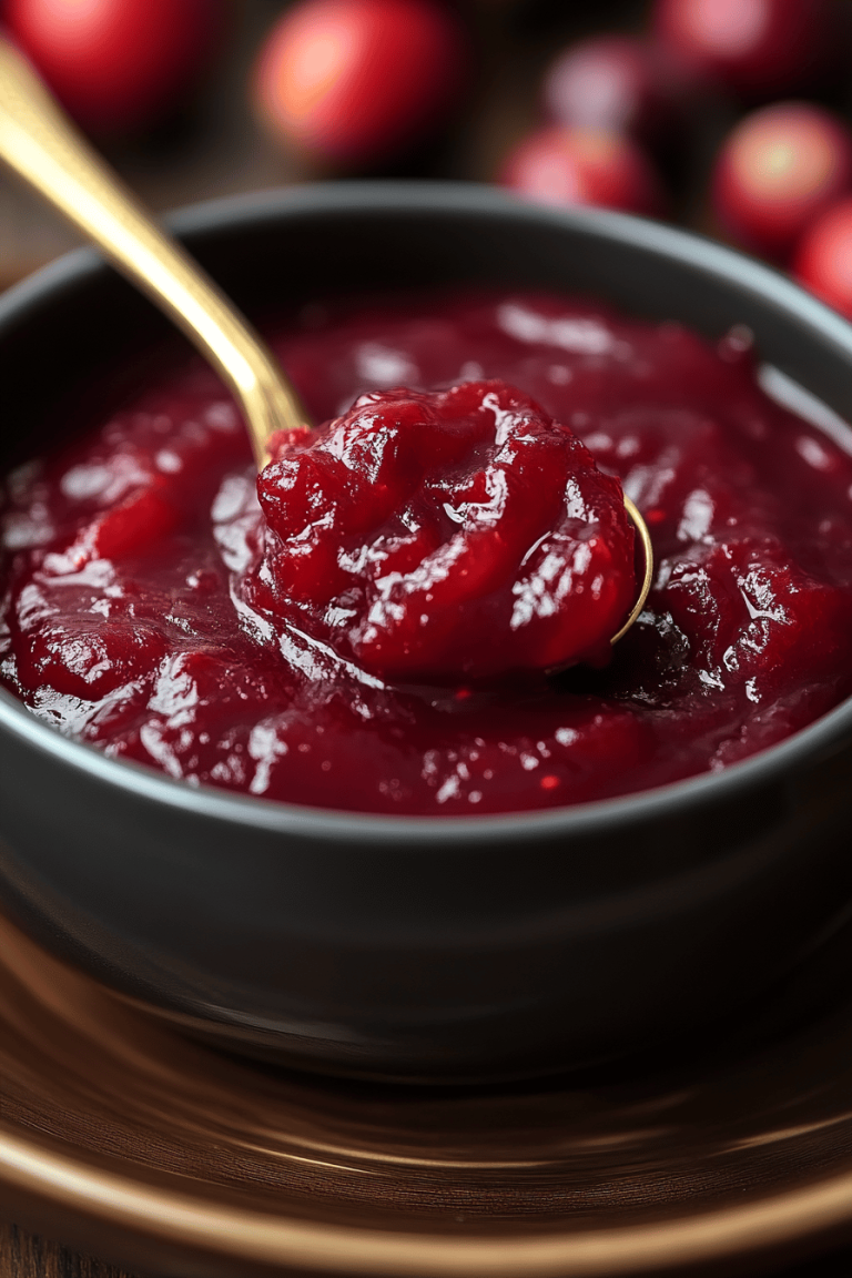 cranberry sauce recipe
