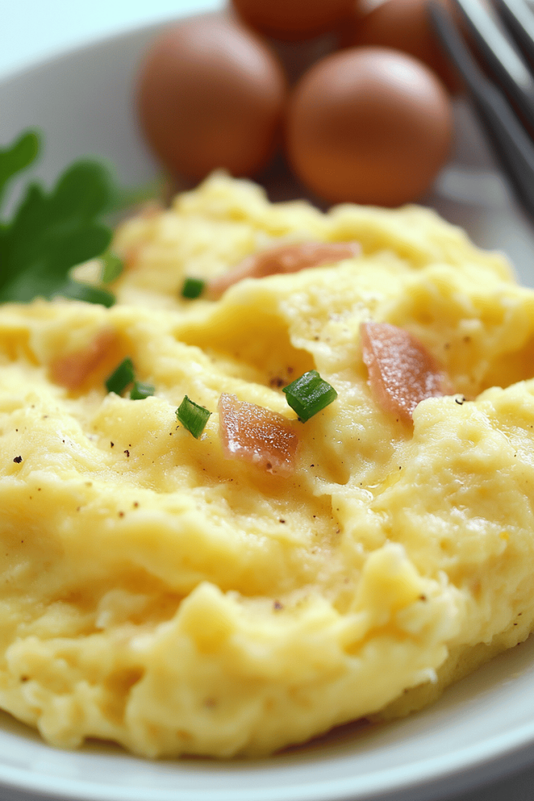 microwave scrambled eggs