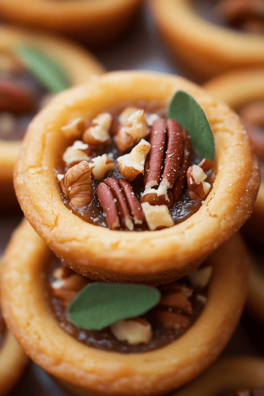 pecan tassies recipe final dish beautifully presented and ready to serve