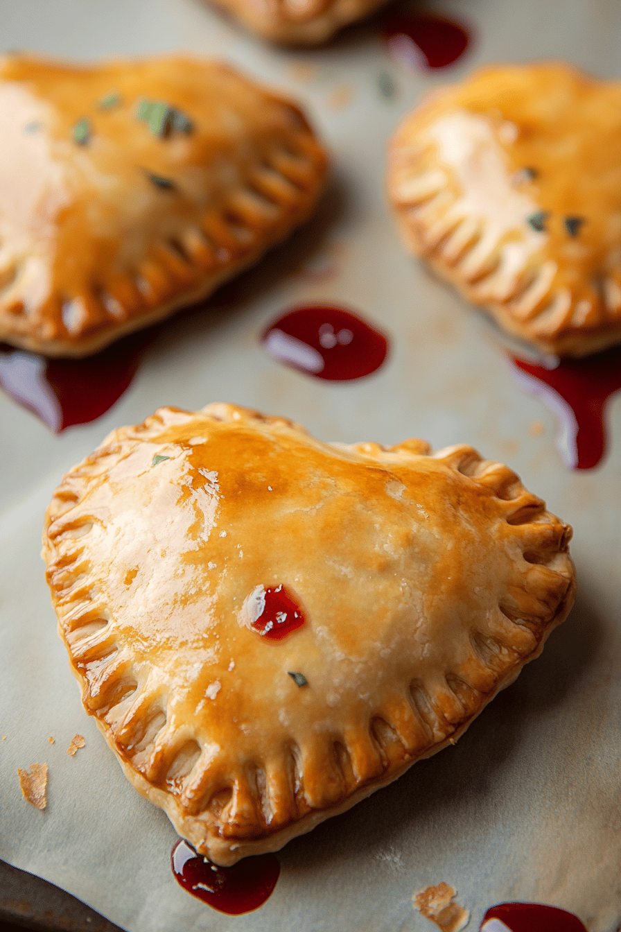 strawberry hand pies final dish beautifully presented and ready to serve