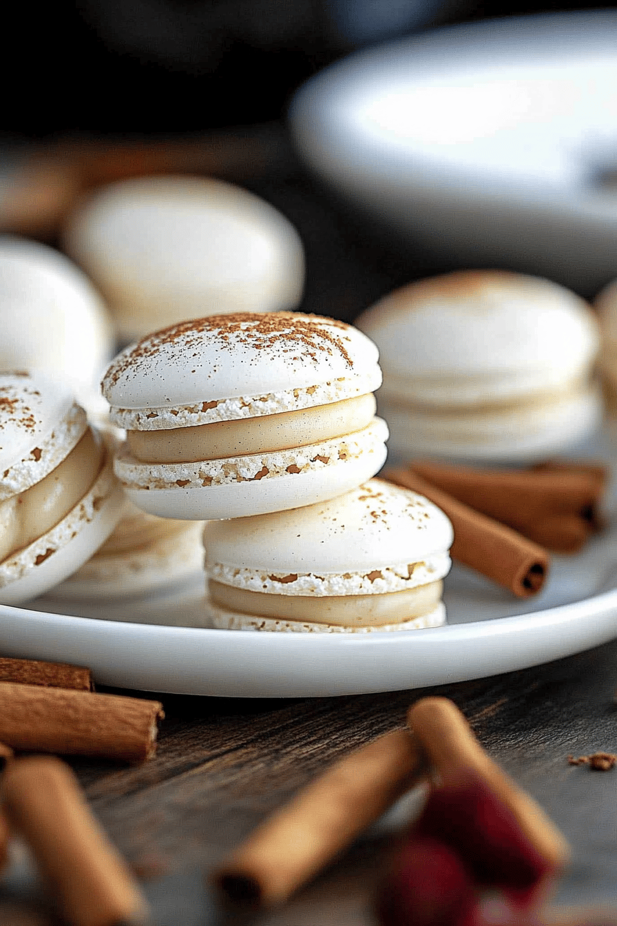 Apple Pie Macarons