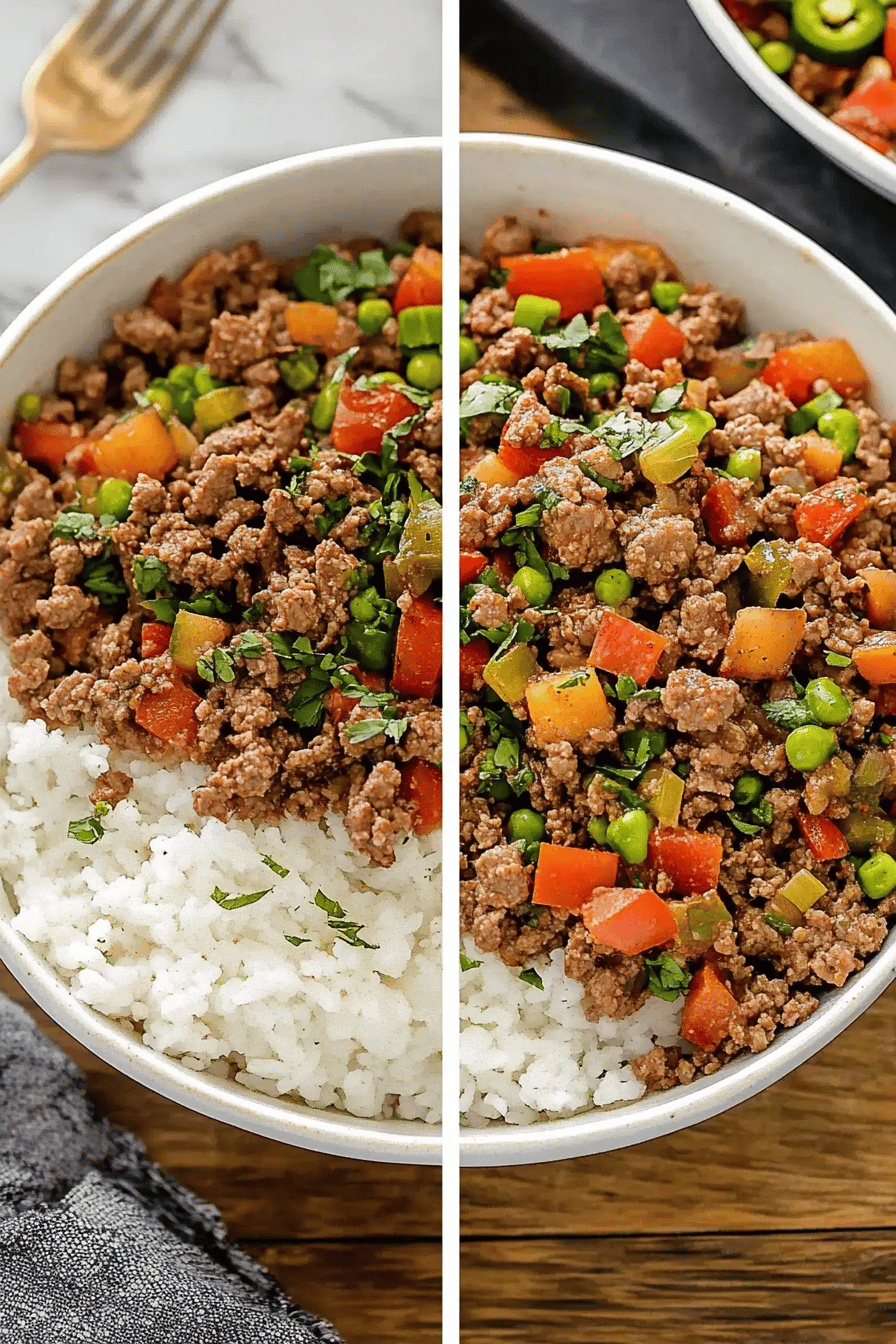 Beef Bowl Recipe final dish beautifully presented and ready to serve