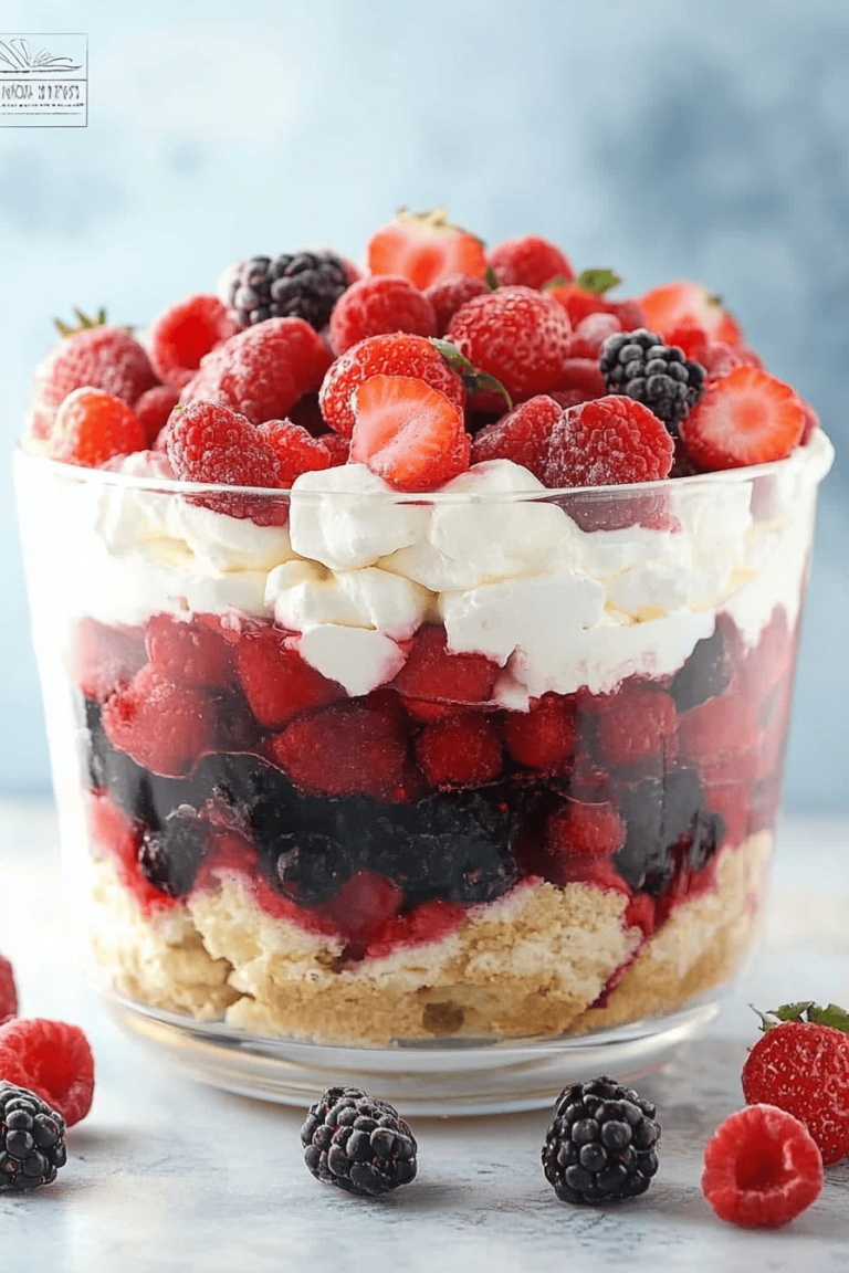 Berries and Cream Trifle