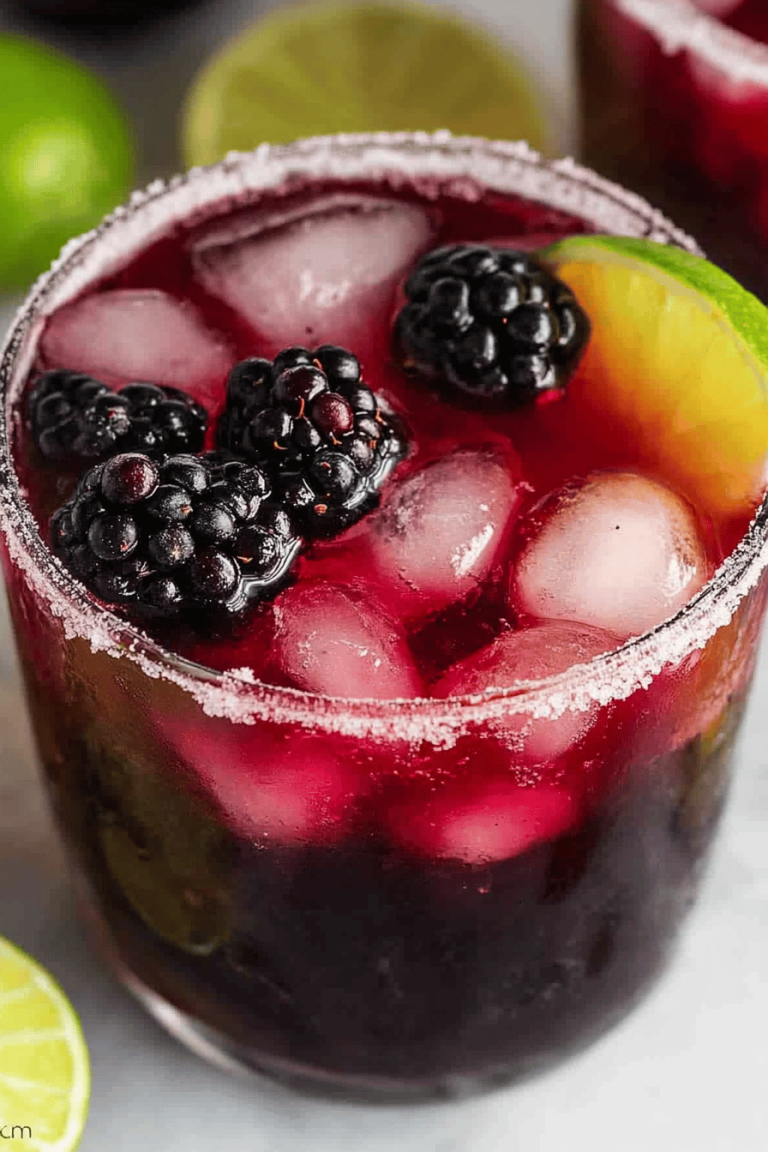 Blackberry Lime Margaritas