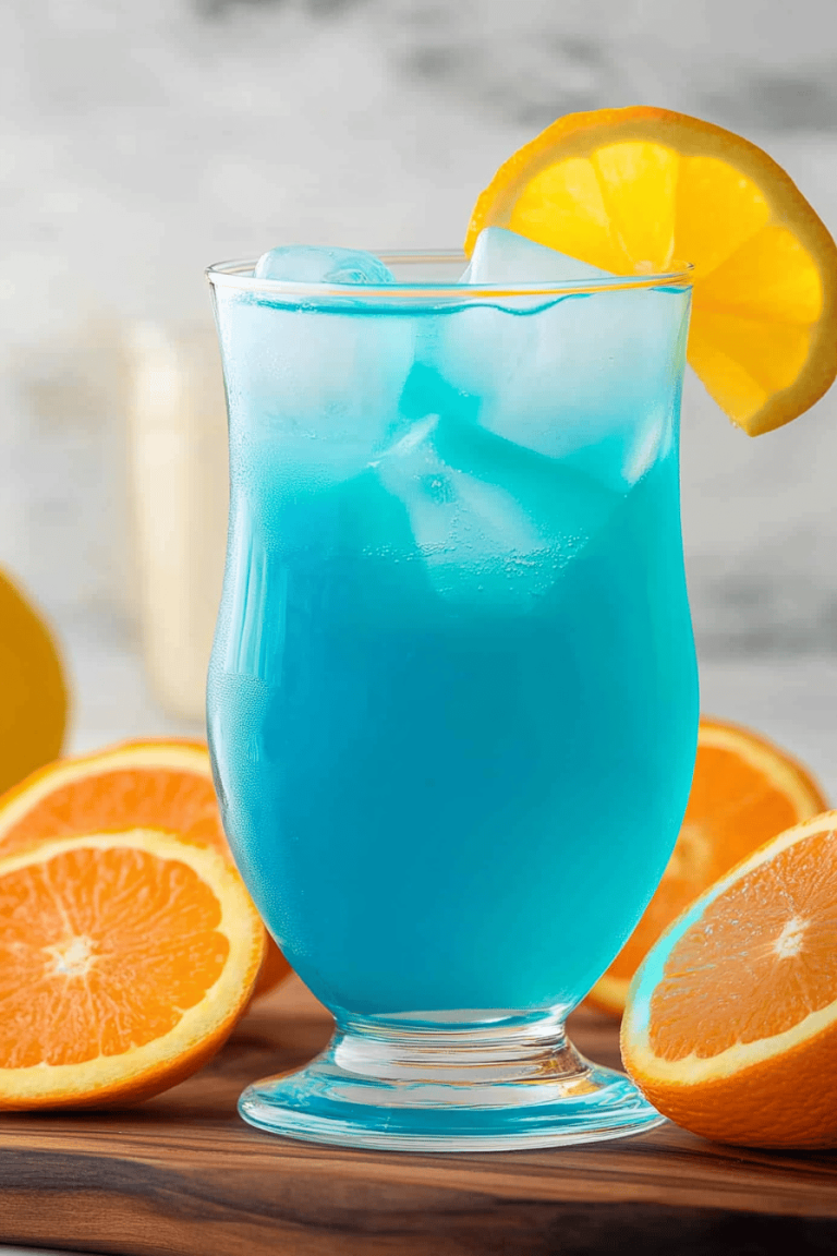 Blue Lagoon Mocktail
