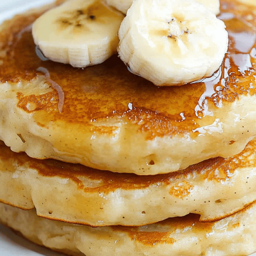 Brown Sugar Banana Pancakes
