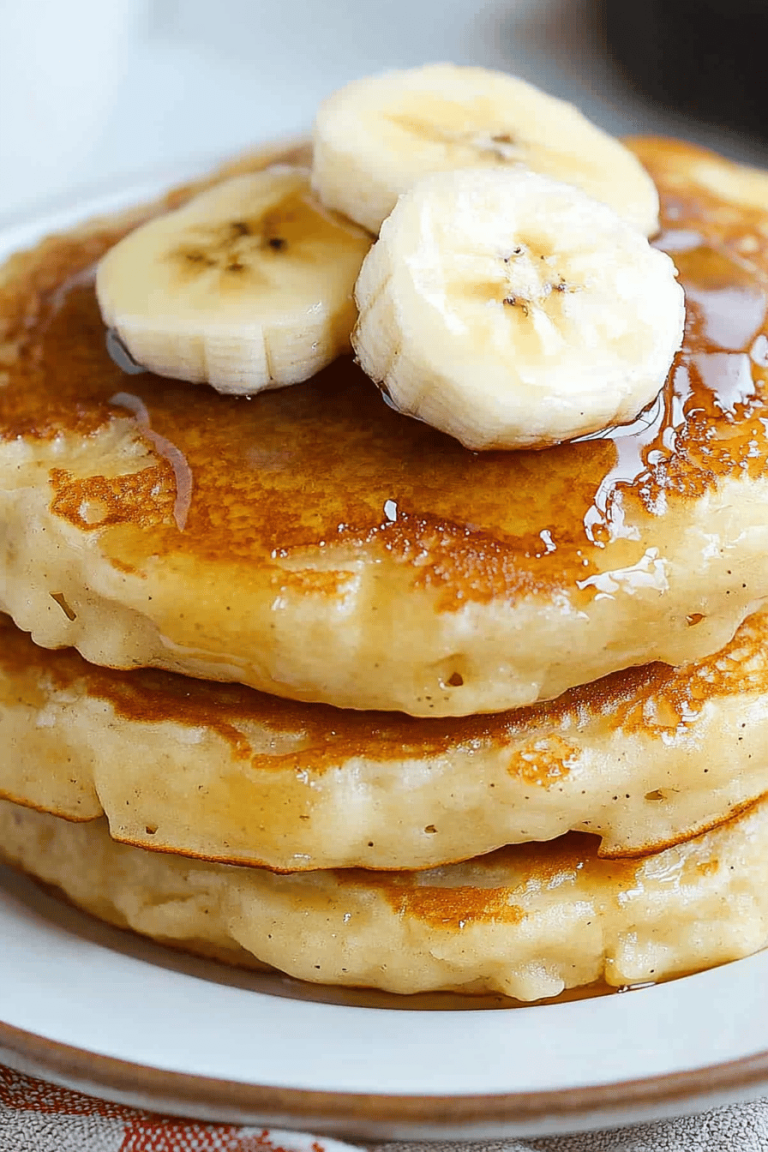 Brown Sugar Banana Pancakes