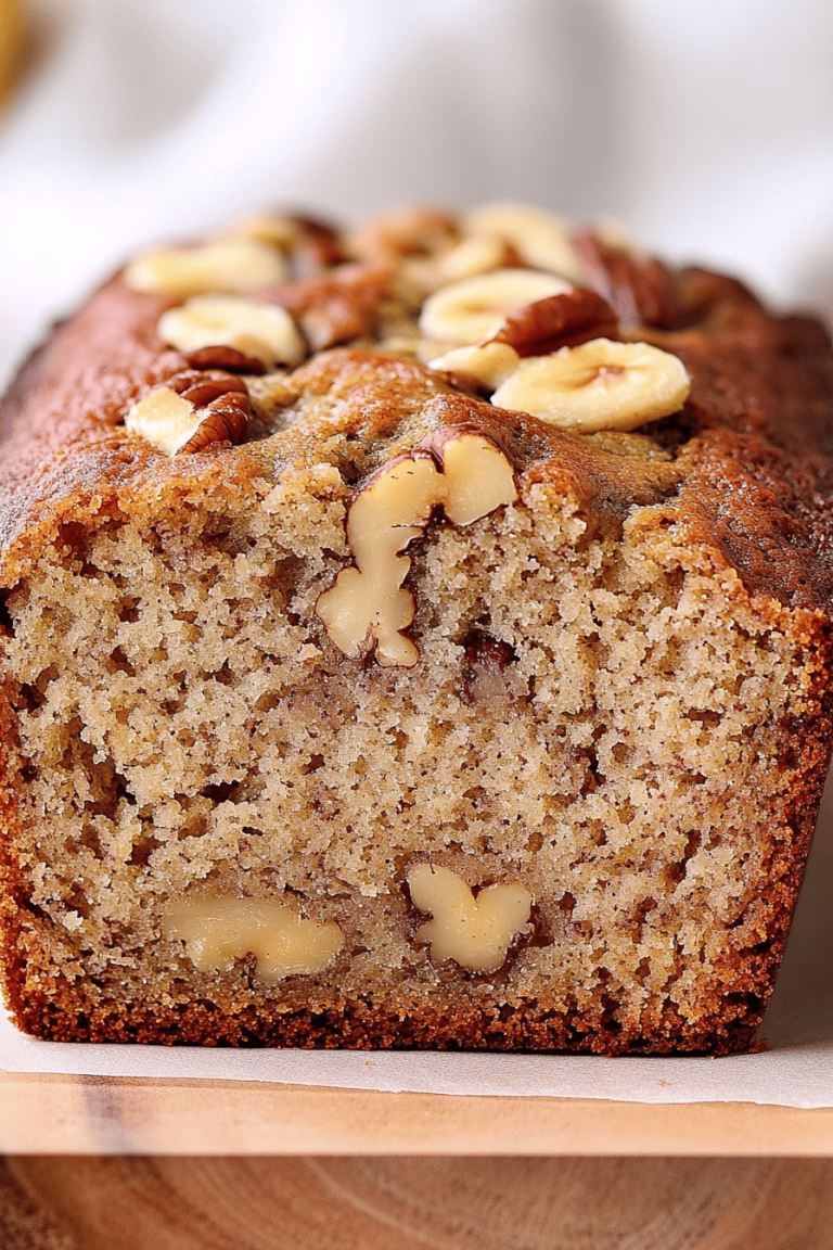 Butter Pecan Banana Bread