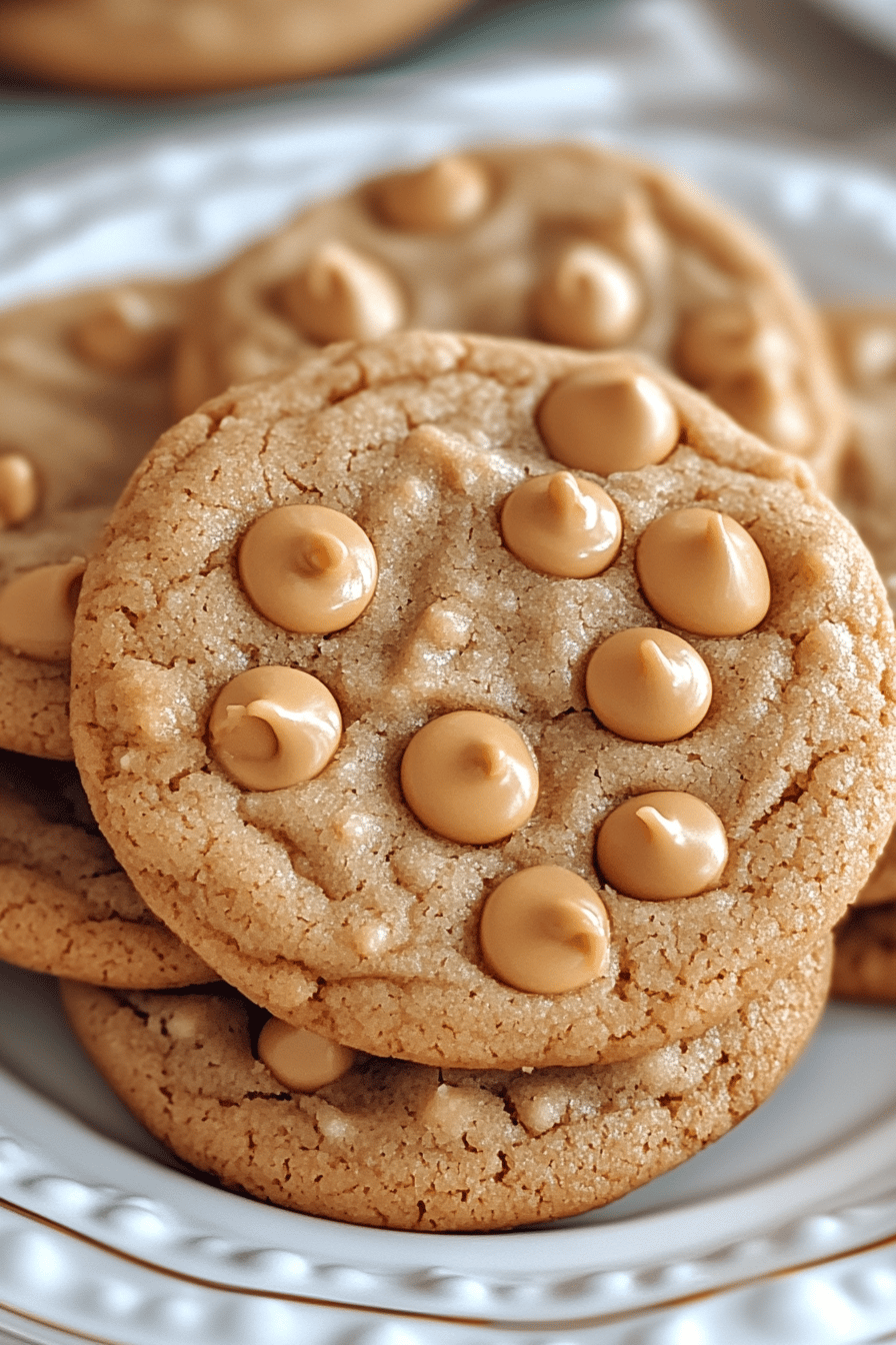 Butterscotch Cookies final dish beautifully presented and ready to serve