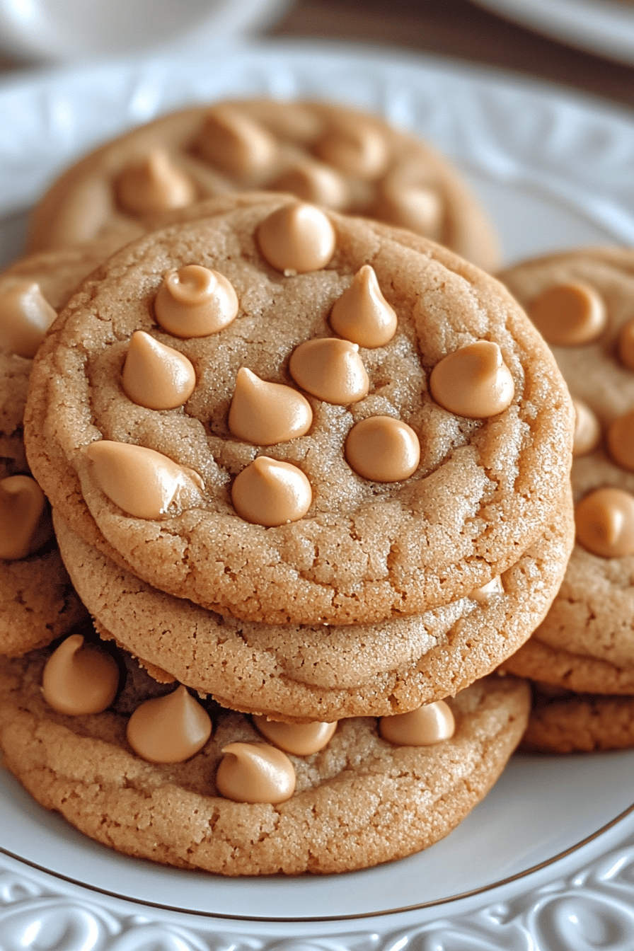 Butterscotch Cookies ingredients organized and measured on kitchen counter
