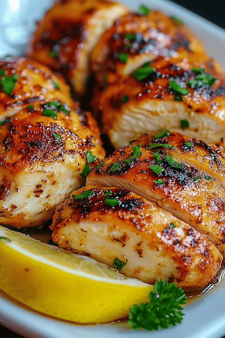 Cajun Chicken Recipe final dish beautifully presented and ready to serve