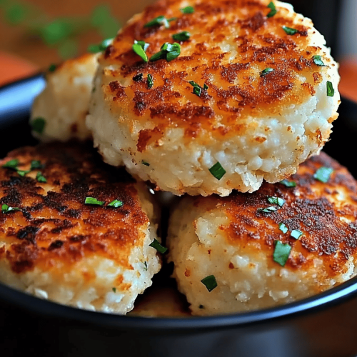 Cheesy Cauliflower Patties