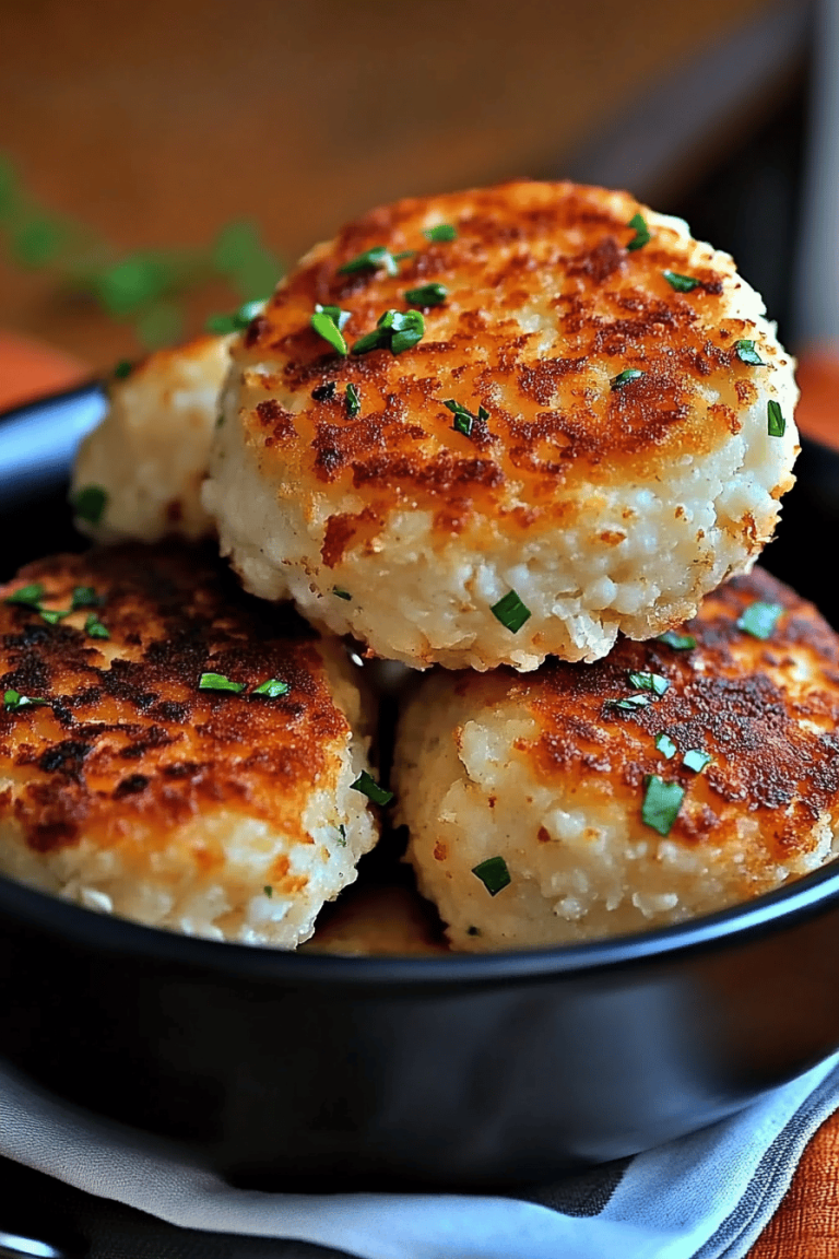 Cheesy Cauliflower Patties