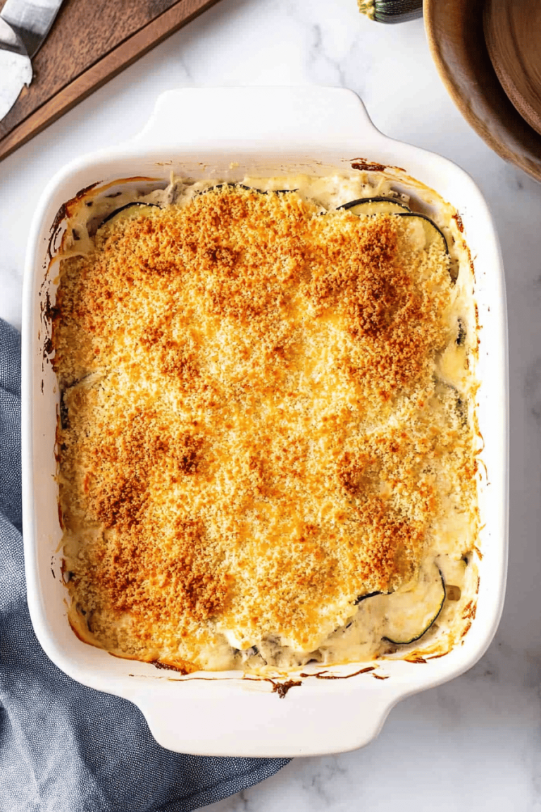 Cheesy Zucchini Casserole