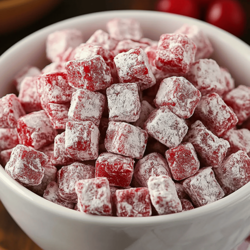 Cherry Cheesecake Puppy Chow