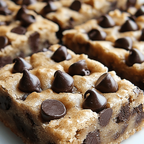 Chewy Chocolate Chip Cookie Bars