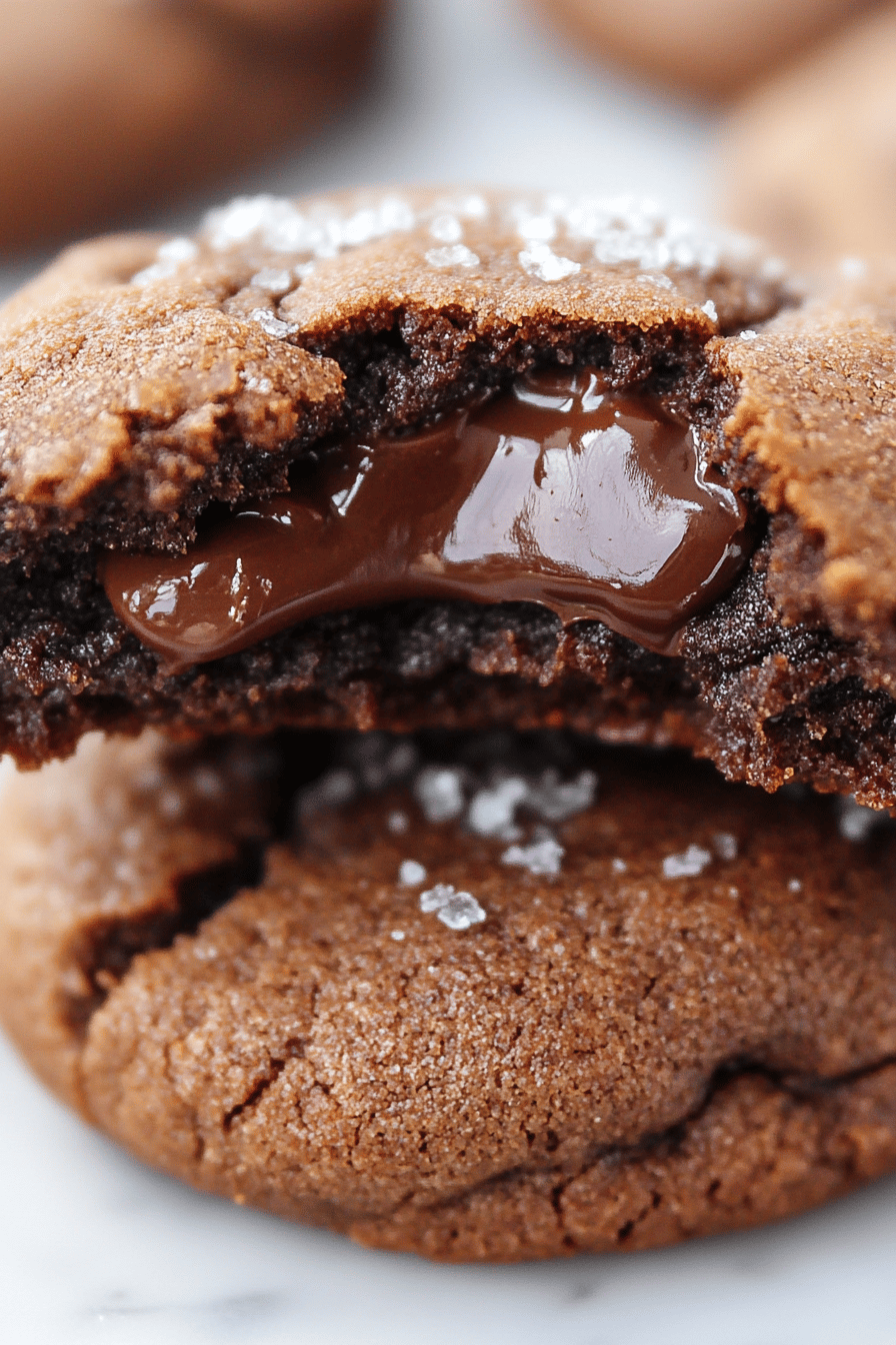 Chewy Chocolate Gingerbread Cookies final dish beautifully presented and ready to serve