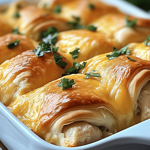 Chicken Crescent Roll Casserole