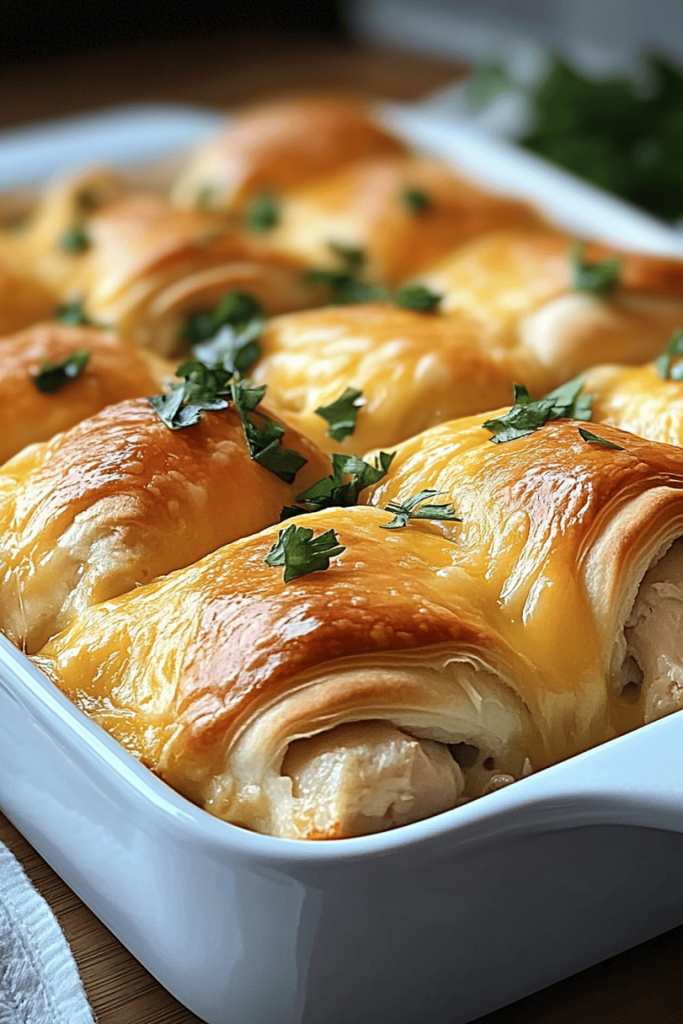 Chicken Crescent Roll Casserole