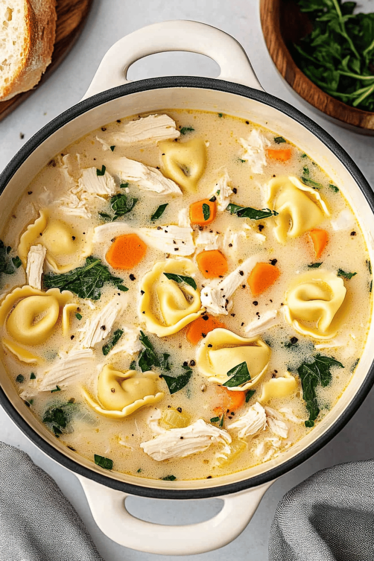 Chicken Tortellini Soup