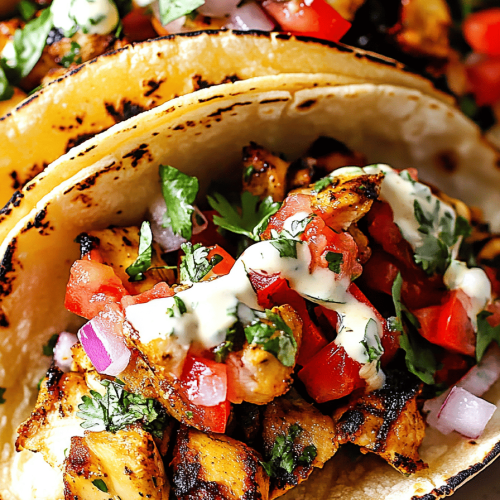 Chili Lime Chicken Tacos