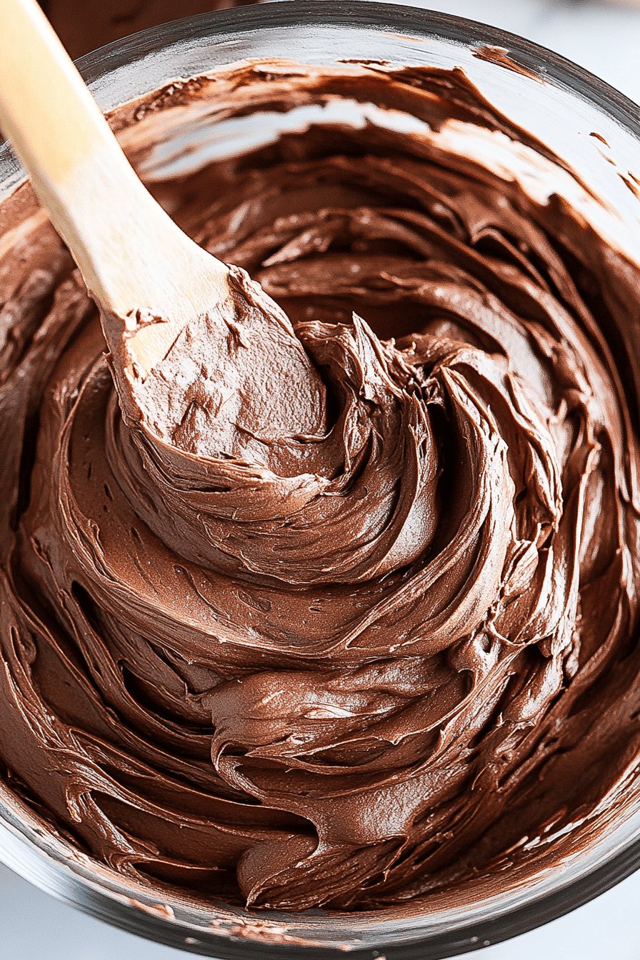 Chocolate Buttercream Frosting ingredients organized and measured on kitchen counter