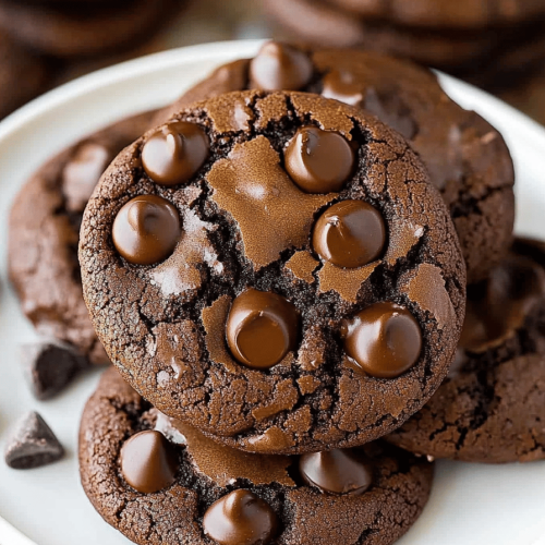 Chocolate Fudge Cookies